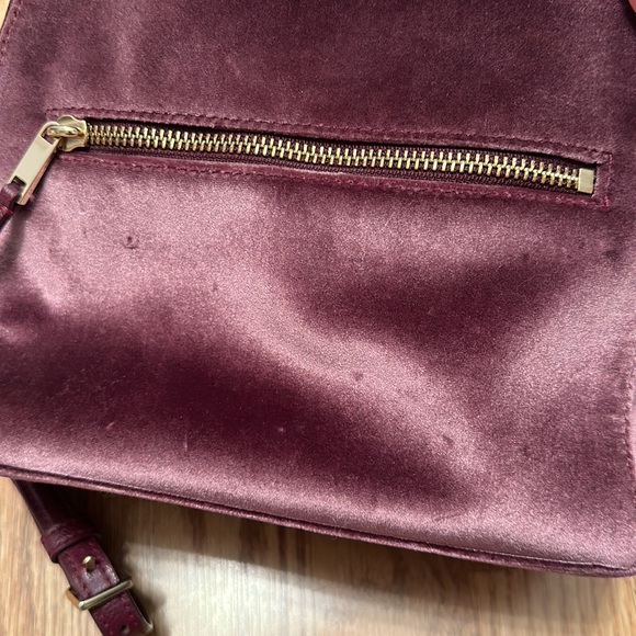 Purple Velour Kate Spade Mini Backpack - Picture 3 of 6